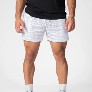 Squidhaus Mesh Shorts 4” Inseam White Large NWT IN PACKAGE